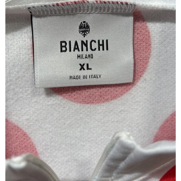 Bianchi Milano "King of the Mountains" Cycling Jersey Long Sleeve XL Vintage - Picture 3 of 16